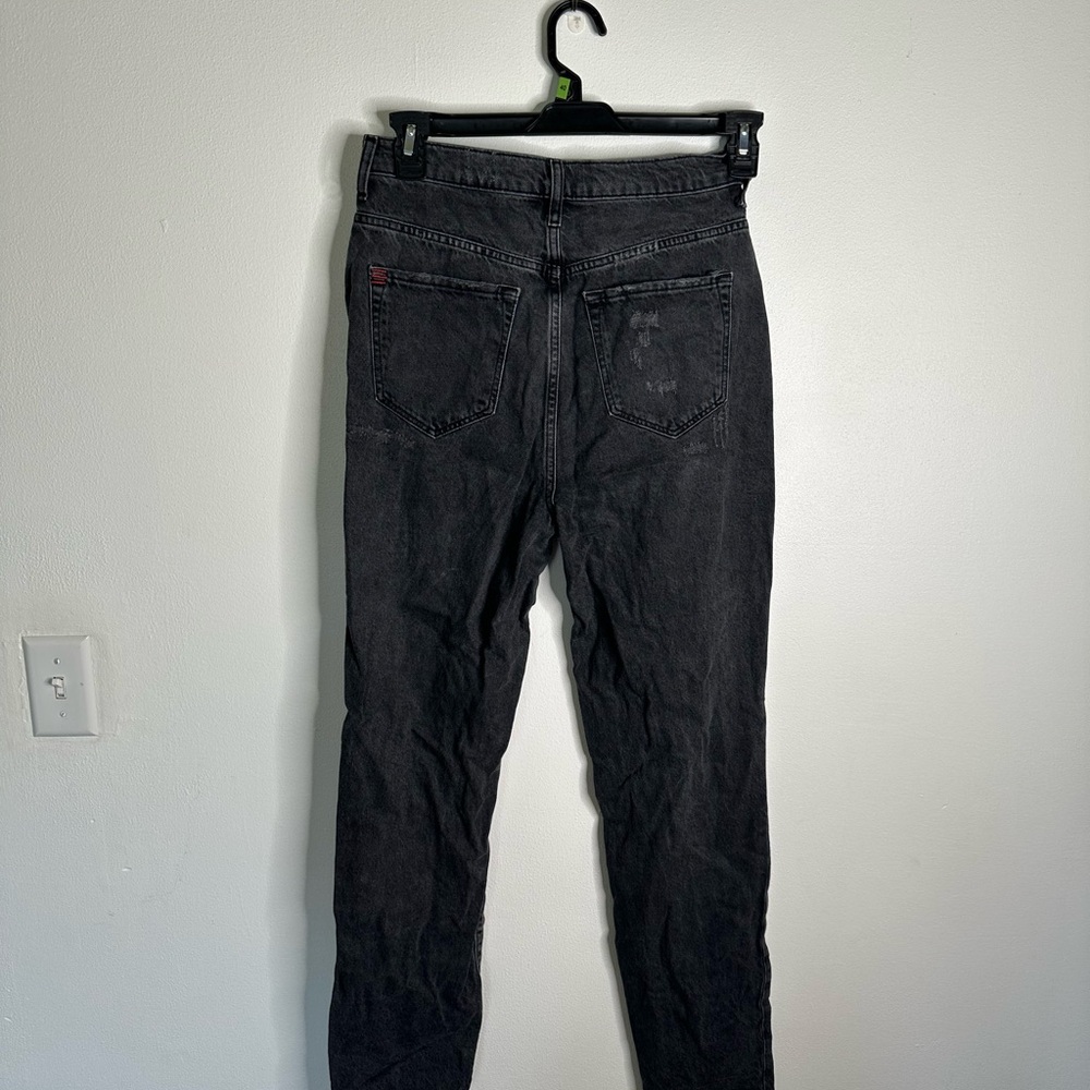 BDG Black Distressed mom Jeans sz 27 - Picture 3 of 6
